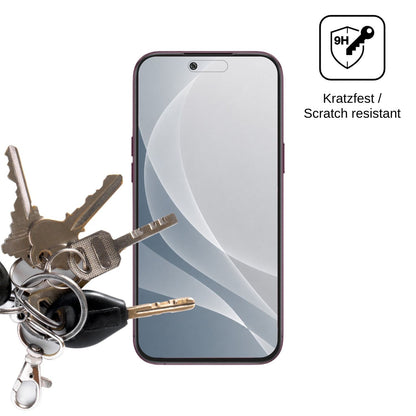 2x 9H Schutzfolie matt für Oukitel C18 Pro Max Panzerfolie