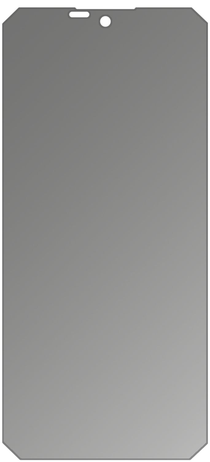 dipos Displayschutz für Oukitel W15, mattierte Oberfläche, Blickschutzfilter und perfekter Passform