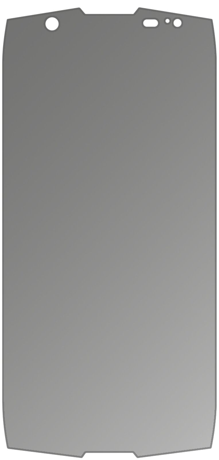 dipos Displayschutz für Oukitel WP5000, mattierte Oberfläche, Blickschutzfilter und perfekter Passform