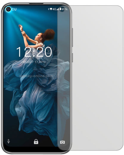OukitelC17 Pro mit aufgebrachter dipos Displayschutzfolie, die lästige Fingerabdrücke minimiert