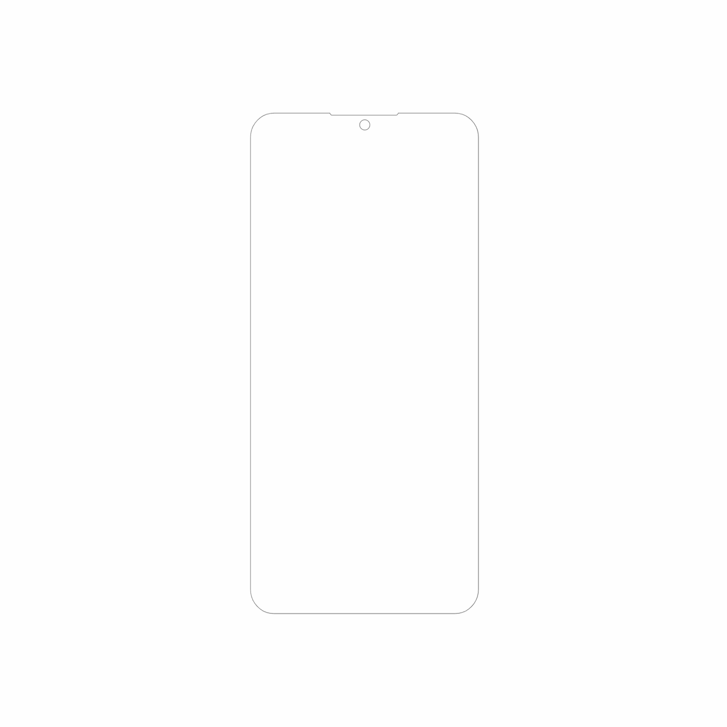 dipos Displayschutz für Oukitel C2, mattierte Oberfläche, geringe Dicke und perfekte Passform