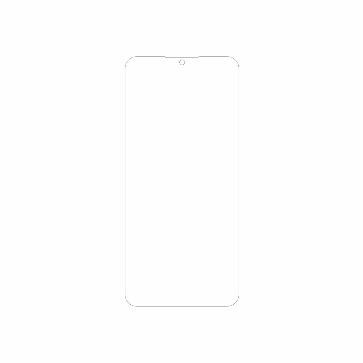 dipos Displayschutz für Oukitel C2, mattierte Oberfläche, geringe Dicke und perfekte Passform