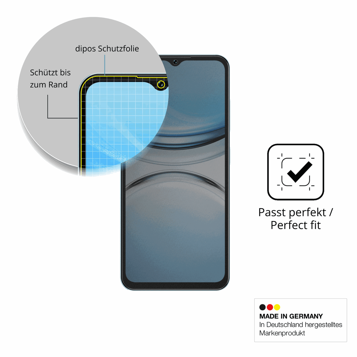 Schutz gegen Kratzer auf dem Oukitel C2 Glas durch Schlüssel oder Ähnliches