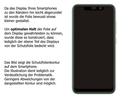 Dünne und klare Folie passend zugeschnitten für Oukitel C22