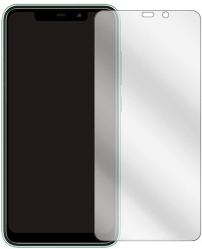 OukitelC22 mit aufgebrachter dipos Displayschutzfolie, glasklare Darstellung ohne Einschränkungen