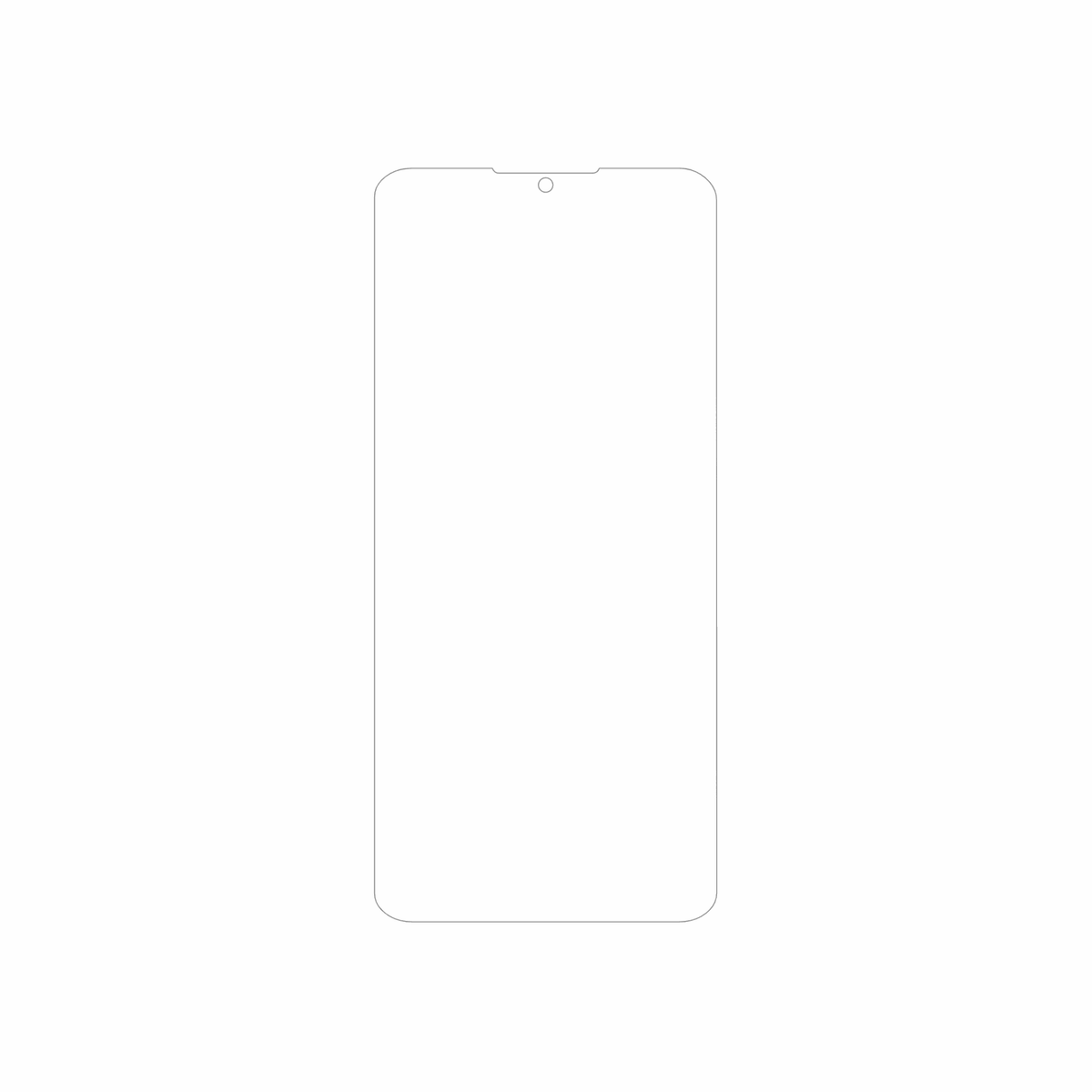 dipos Displayschutz für Oukitel C5, mattierte Oberfläche, geringe Dicke und perfekte Passform