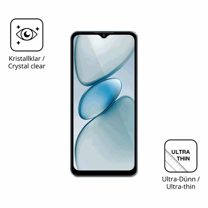 Dünne und klare Folie passend zugeschnitten für Oukitel C5