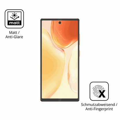 4x Schutzfolie matt für Oukitel C66 Display-Schutzfolie