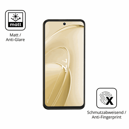 Dünne und entspiegelnde Folie passend zugeschnitten für Oukitel C68 Plus