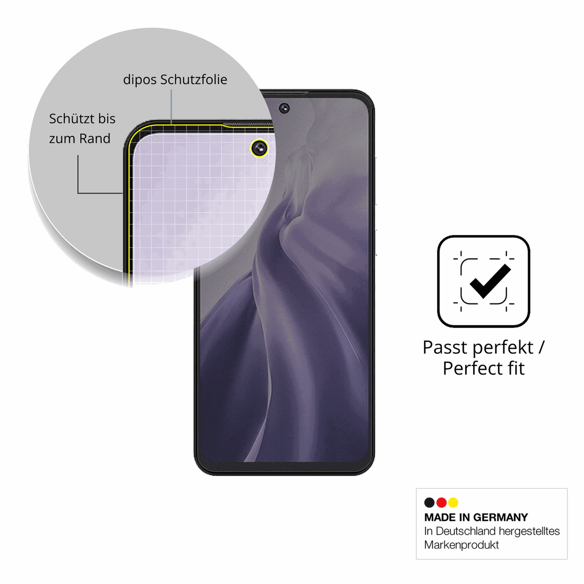 Schutz gegen Kratzer auf dem oukitelc69 Glas durch Schlüssel oder Ähnliches