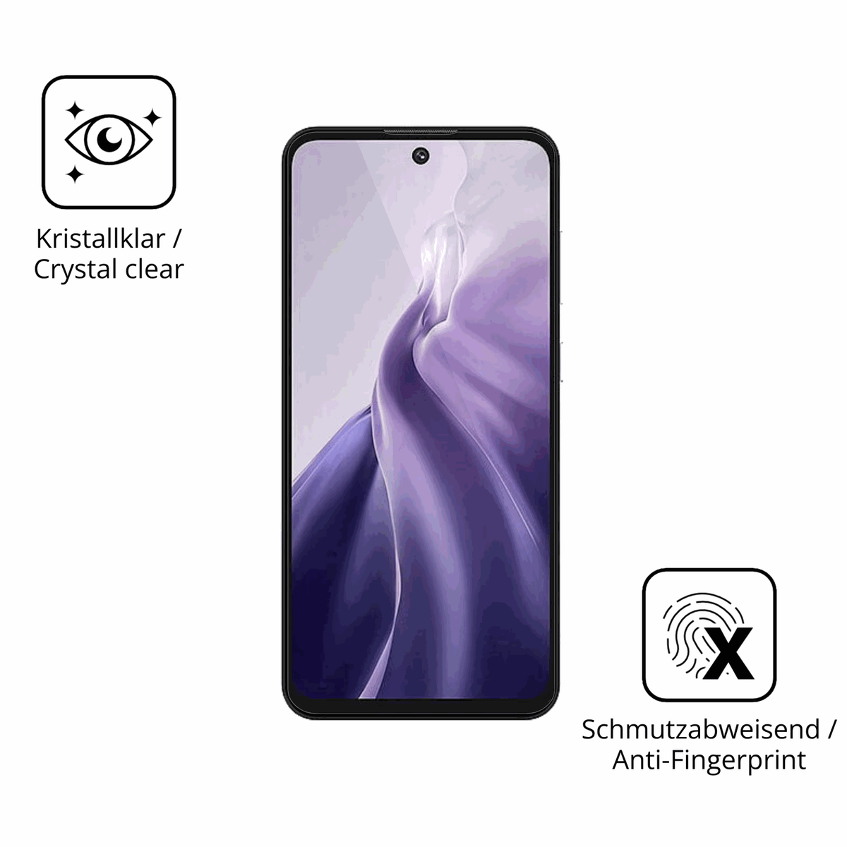 Flexible TPU-Folie passend zugeschnitten für oukitelc69, vollständige Abdeckung