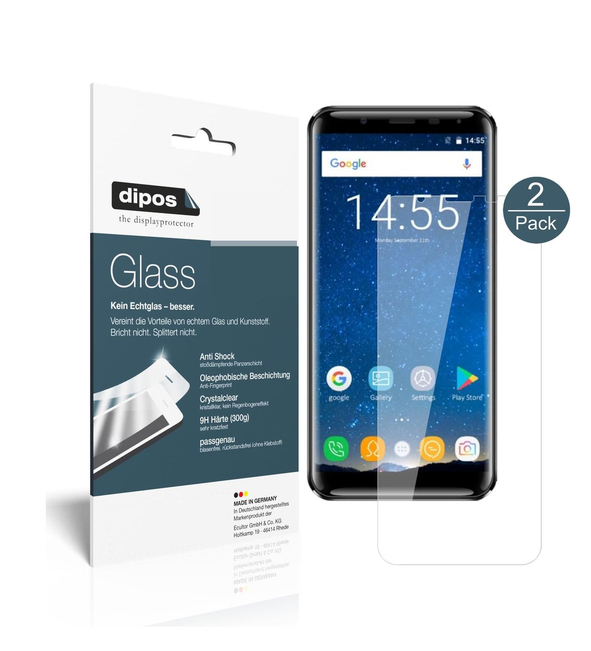 Perfekte Passform und ultimative Qualität: Unser 9H Panzerglas bietet Schutz für Oukitel-K5000
