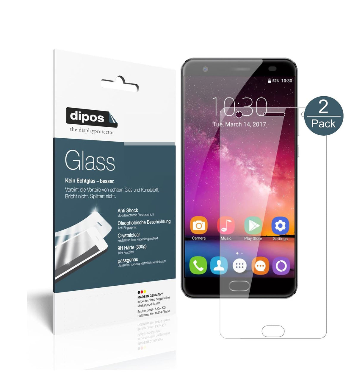 Perfekte Passform und ultimative Qualität: Unser 9H Panzerglas bietet Schutz für Oukitel-K6000 Plus