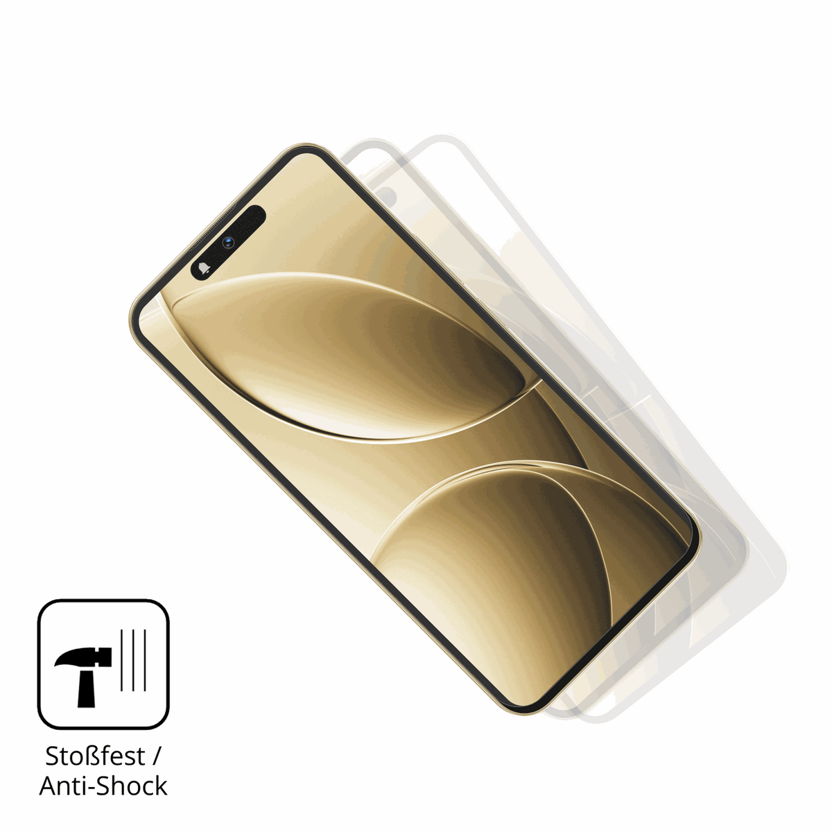 Schutz gegen Kratzer auf dem oukitelp1 pro Glas durch Schlüssel, Stöße gegen die Tischkante oder Stürze