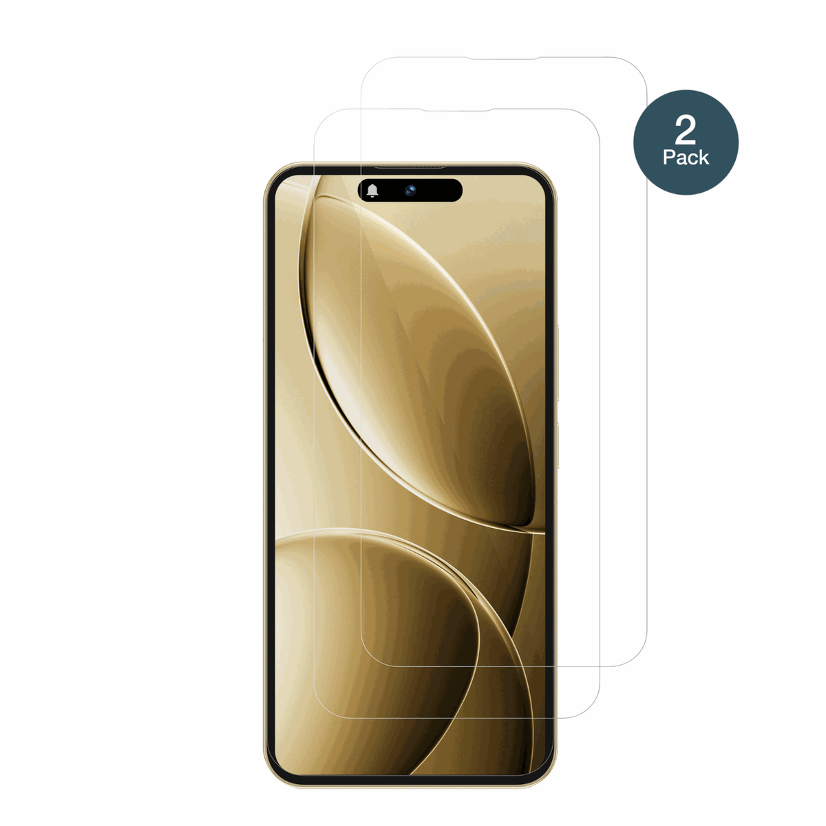 oukitelp1 pro mit aufgebrachter dipos Flex Schutzfolie, glasklare Darstellung ohne Einschränkungen