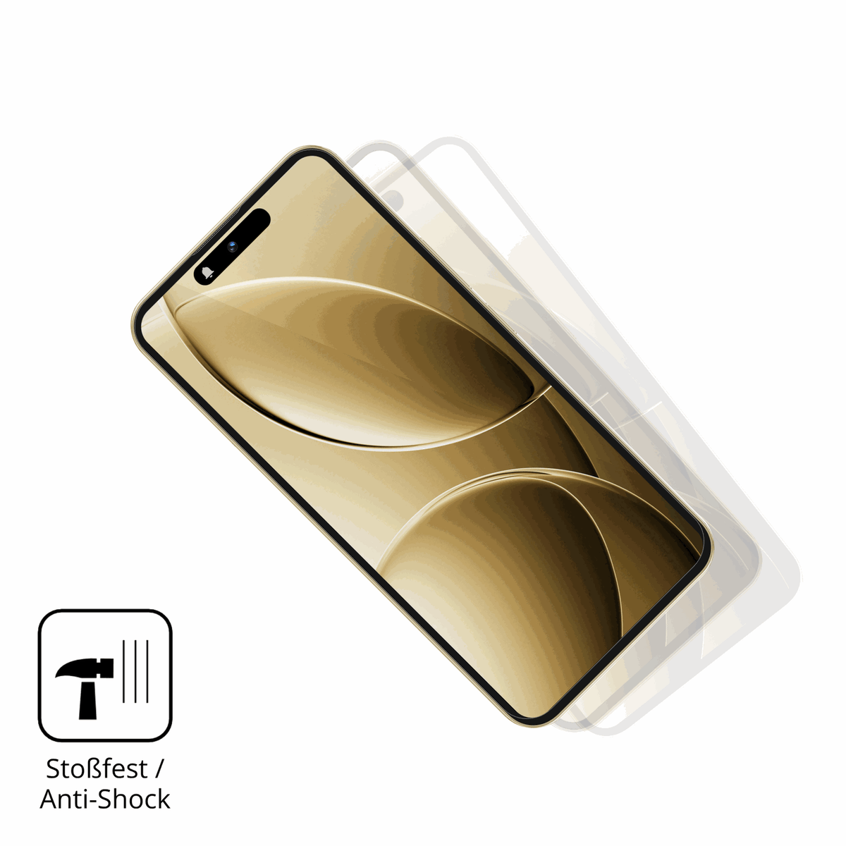 Schutz gegen Kratzer auf dem oukitelp1 pro Glas durch Schlüssel, Stöße gegen die Tischkante oder Stürze