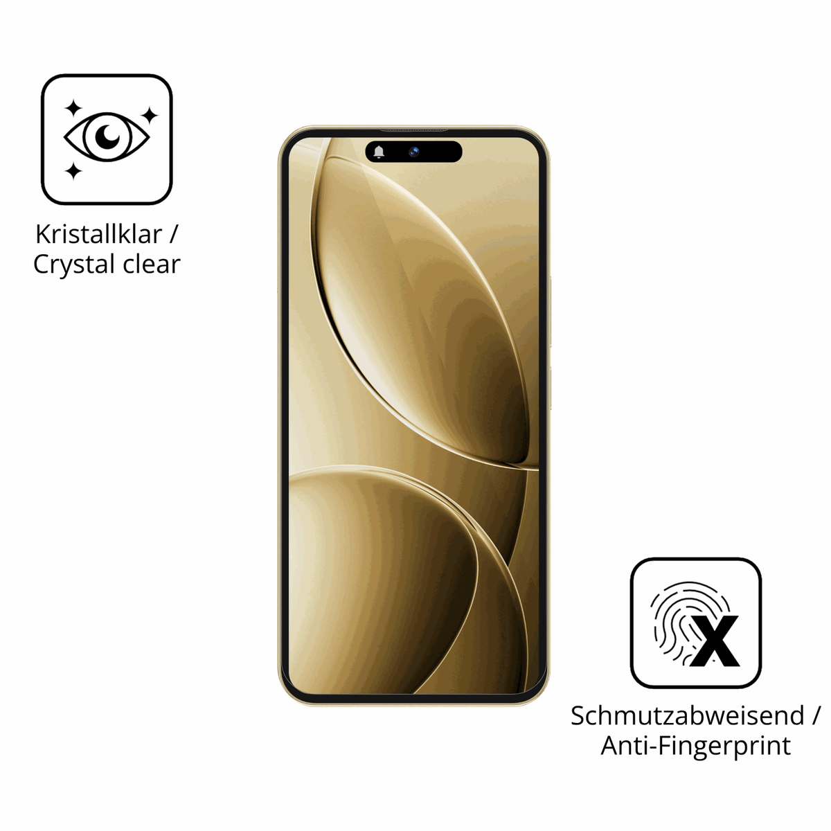 Flexible TPU-Folie passend zugeschnitten für oukitelp1 pro, vollständige Abdeckung