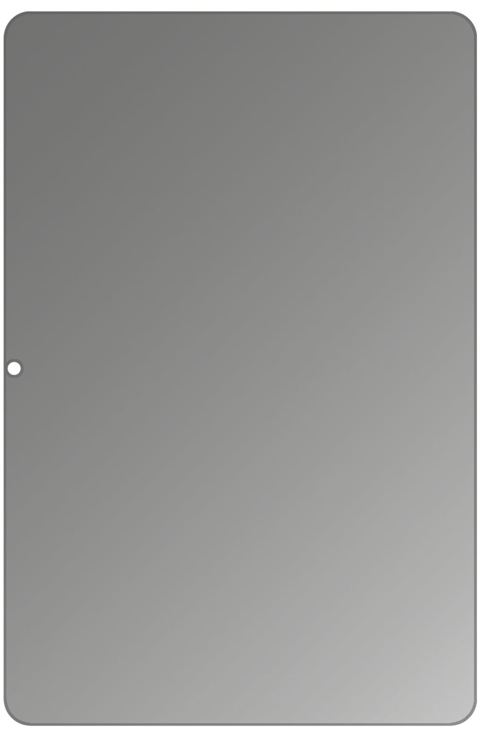 dipos Displayschutz für Oukitel RT1, mattierte Oberfläche, Blickschutzfilter und perfekter Passform