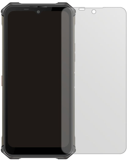 OukitelWP13 mit aufgebrachter dipos Displayschutzfolie, die lästige Fingerabdrücke minimiert