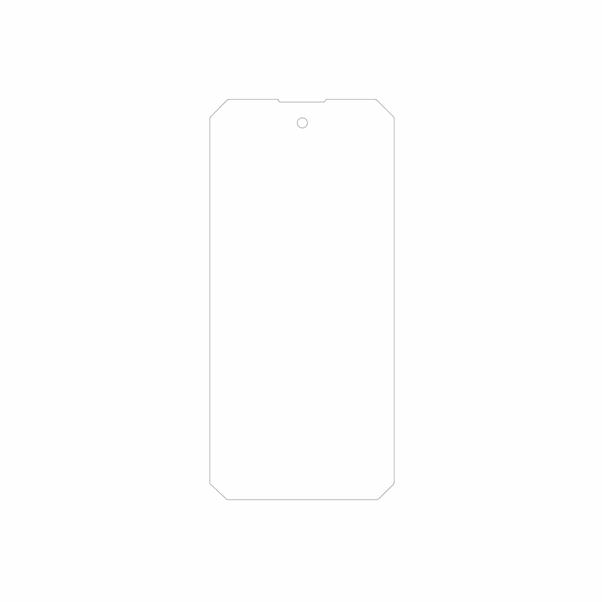 dipos Displayschutz für Oukitel WP58 Pro, mattierte Oberfläche, geringe Dicke und perfekte Passform
