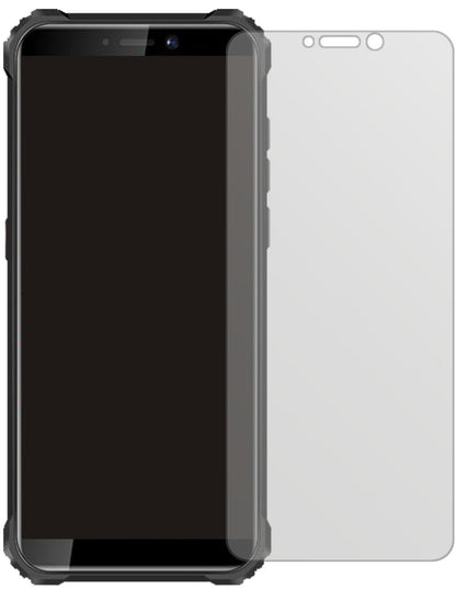 OukitelWP5 Pro (2020) mit aufgebrachter dipos Displayschutzfolie, die lästige Fingerabdrücke minimiert