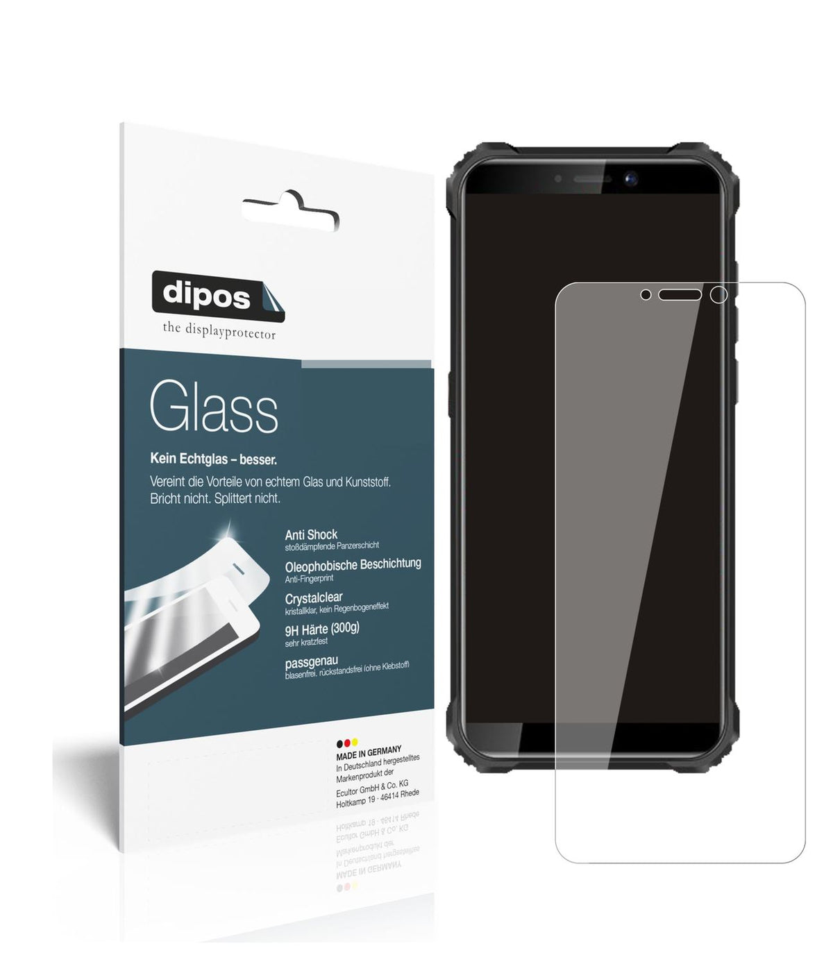 Perfekte Passform und ultimative Qualität: Unser 9H Panzerglas bietet Schutz für Oukitel-WP5 Pro (2020)