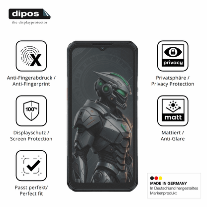 Privatsphäre-Schutz durch Sichtschutz-Folie passend zugeschnitten für oukitelwp62 5g