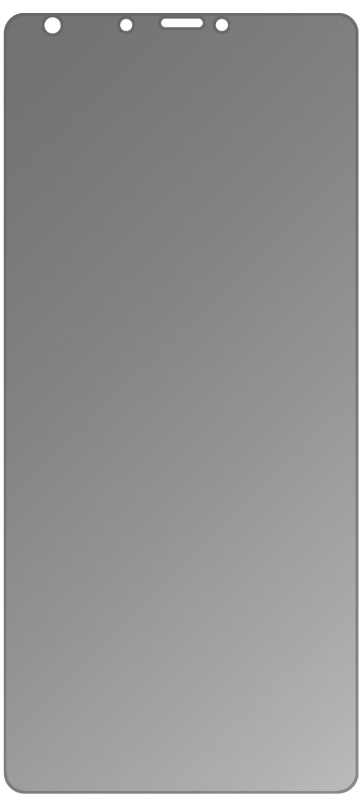 dipos Displayschutz für Panasonic Eluga Ray 600, mattierte Oberfläche, Blickschutzfilter und perfekter Passform