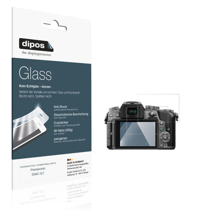 2x 9H Schutzfolie für Panasonic DMC-G7 Panzerfolie