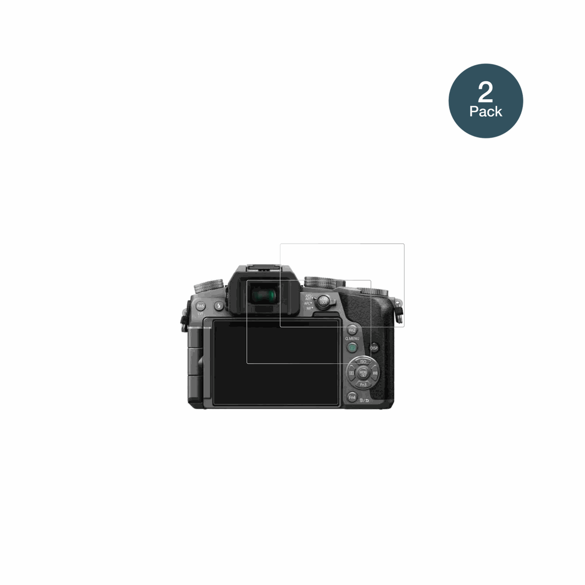 2x 9H Schutzfolie für Panasonic DMC-G7 Panzerfolie