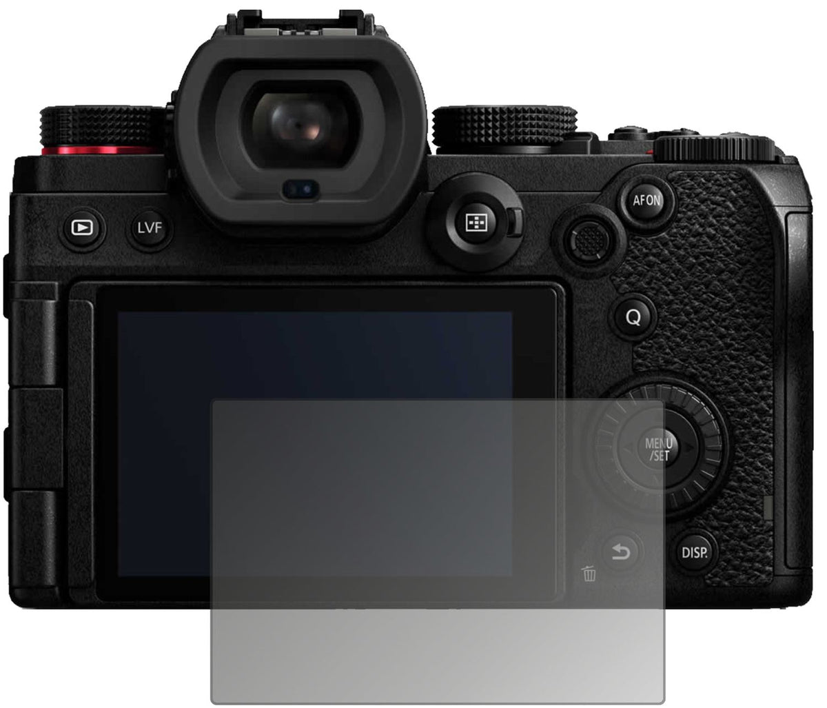 Blickschutzfolie von dipos passend für Panasonic Lumix DC-S5, präziser Zuschnitt und blasenfrei montiert