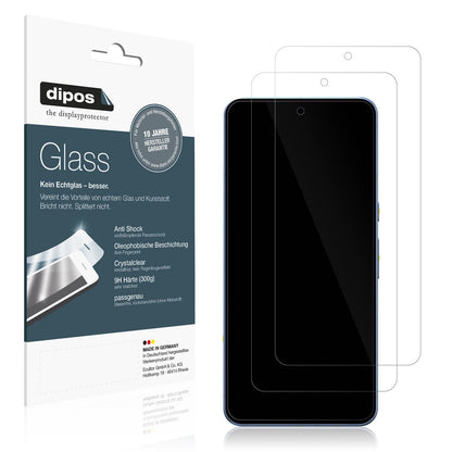 Klare Displayschutzfolie von dipos passend für Google Pixel 8 Pro, 9H kratzfest und blasenfrei montiert