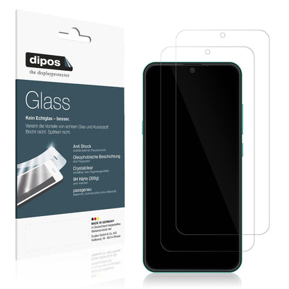 Klare Displayschutzfolie von dipos passend für Hisense Infinity E40 Lite, 9H kratzfest und blasenfrei montiert