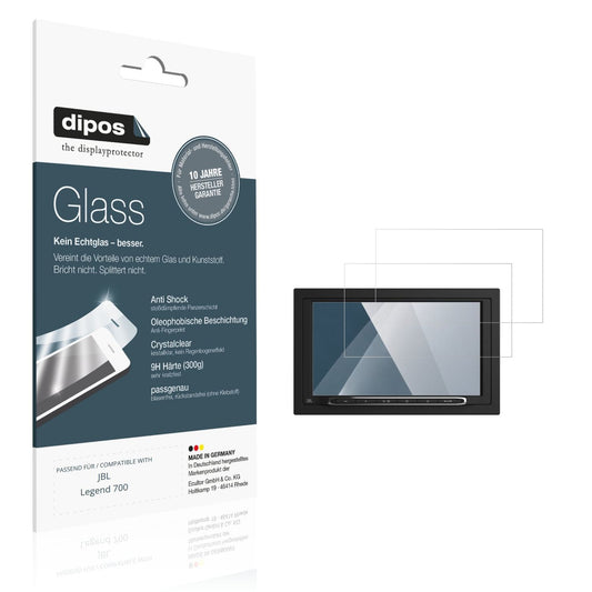 Klare Displayschutzfolie von dipos passend für JBL Legend 700, 9H kratzfest und blasenfrei montiert