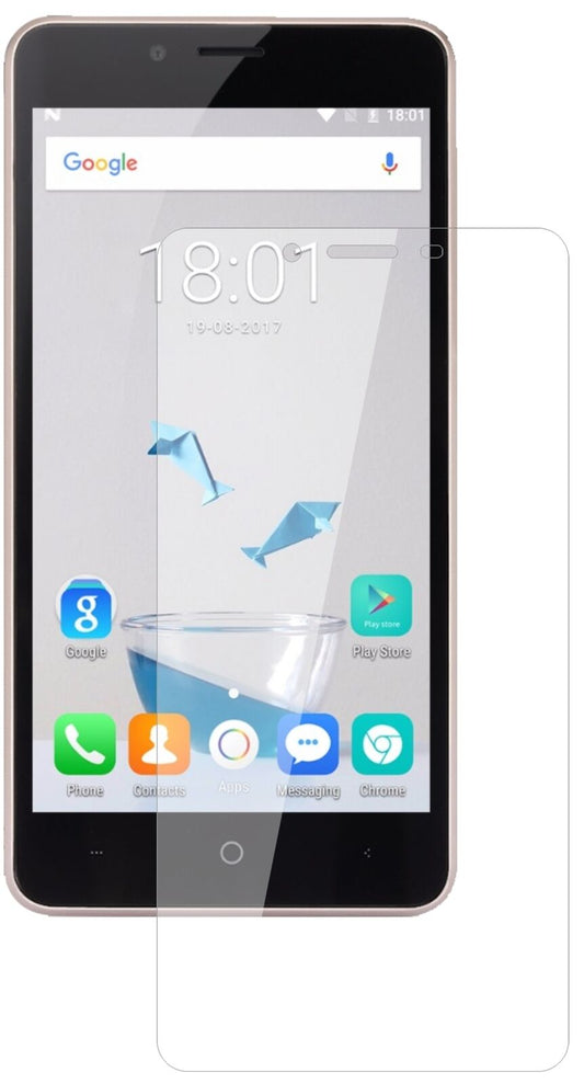 Klare Displayschutzfolie von dipos passend für Leagoo Kiicaa Power, 9H kratzfest und blasenfrei montiert