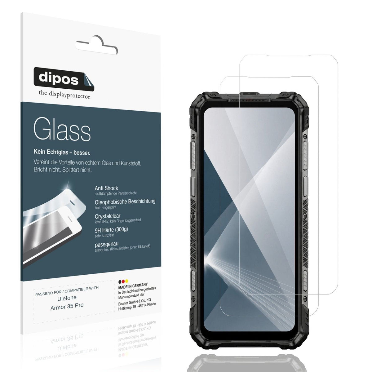 Displayschutz hergestellt in Deutschland, höchste Qualität made in Germany