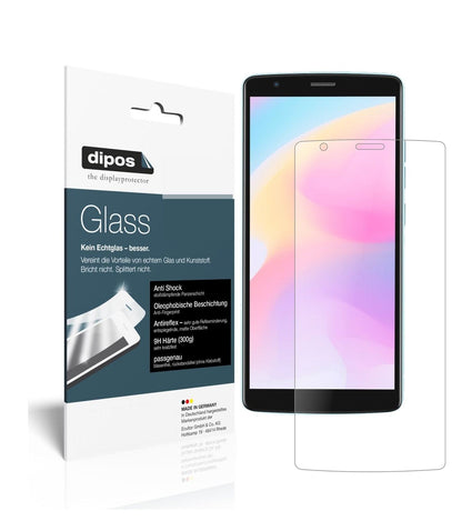 Matte Displayschutzfolie von dipos passend für Blackview A20 Pro, 9H kratzfest und blasenfrei montiert