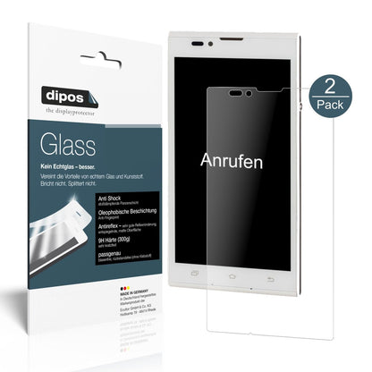 Matte Displayschutzfolie von dipos passend für BlindShell 2, 9H kratzfest und blasenfrei montiert