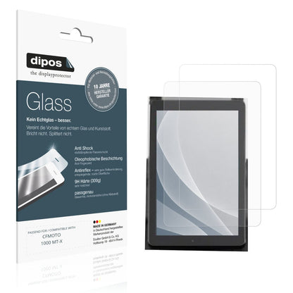 Matte Displayschutzfolie von dipos passend für CFMOTO 1000 MT-X, 9H kratzfest und blasenfrei montiert