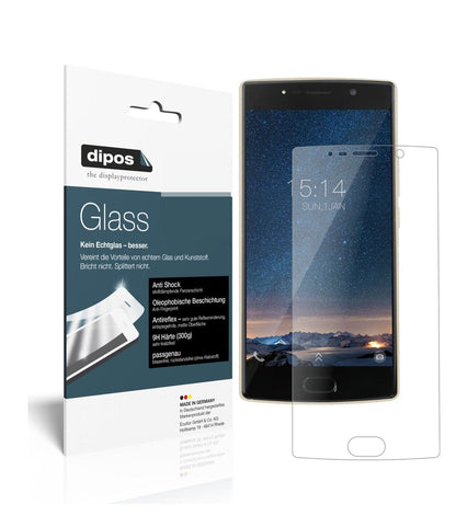 Matte Displayschutzfolie von dipos passend für Doogee BL7000, 9H kratzfest und blasenfrei montiert