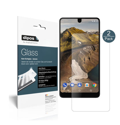 Matte Displayschutzfolie von dipos passend für Essential Phone, 9H kratzfest und blasenfrei montiert