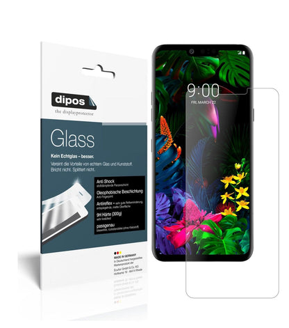 Matte Displayschutzfolie von dipos passend für LG G8 ThinQ, 9H kratzfest und blasenfrei montiert
