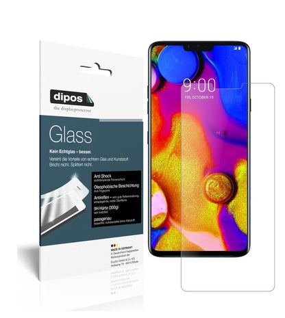 Matte Displayschutzfolie von dipos passend für LG V40 ThinQ, 9H kratzfest und blasenfrei montiert