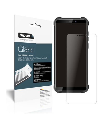 Matte Displayschutzfolie von dipos passend für Oukitel WP5 Pro (2020), 9H kratzfest und blasenfrei montiert