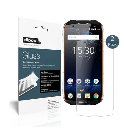 Matte Displayschutzfolie von dipos passend für Oukitel WP5000, 9H kratzfest und blasenfrei montiert