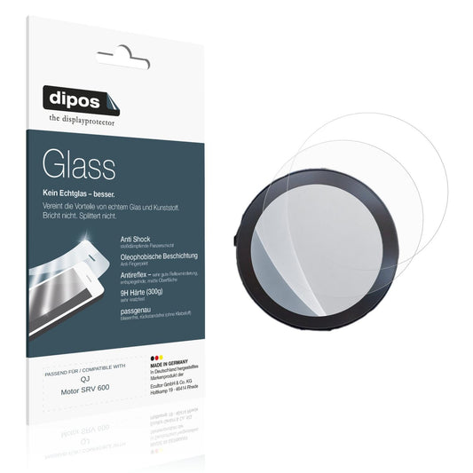 Matte Displayschutzfolie von dipos passend für QJ Motor SRV 600, 9H kratzfest und blasenfrei montiert