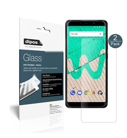 Matte Displayschutzfolie von dipos passend für Wiko View Max, 9H kratzfest und blasenfrei montiert