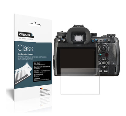 Matte Displayschutzfolie von dipos passend für Pentax K-3 III, 9H kratzfest und blasenfrei montiert