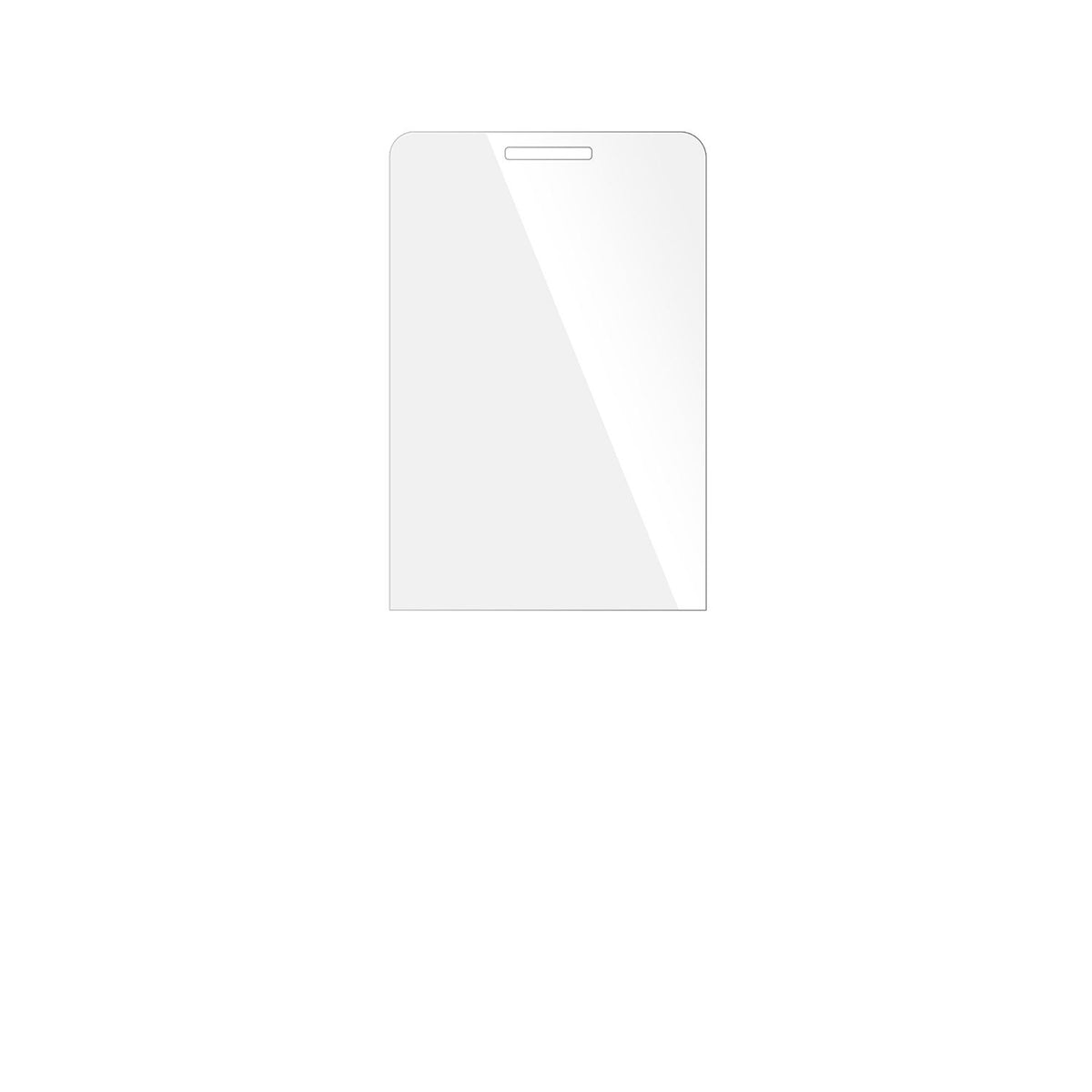 dipos Displayschutz für Philips Xenium E185, transparente Oberfläche, geringe Dicke und perfekte Passform