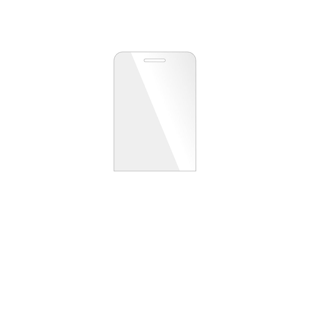 dipos Displayschutz für Philips Xenium E2301, transparente Oberfläche, geringe Dicke und perfekte Passform